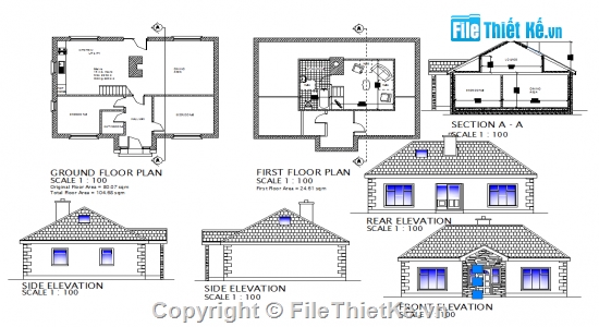 cad mẫu nhà,Bản vẽ nhà dân,Bản vẽ nhà phố